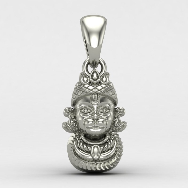Hanuman Ji Silver Pendant Hanuman Ji Silver Pendant