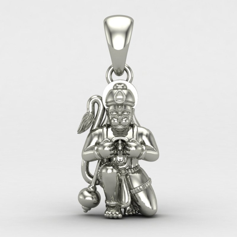 Hanuman Locket 925 Silver
