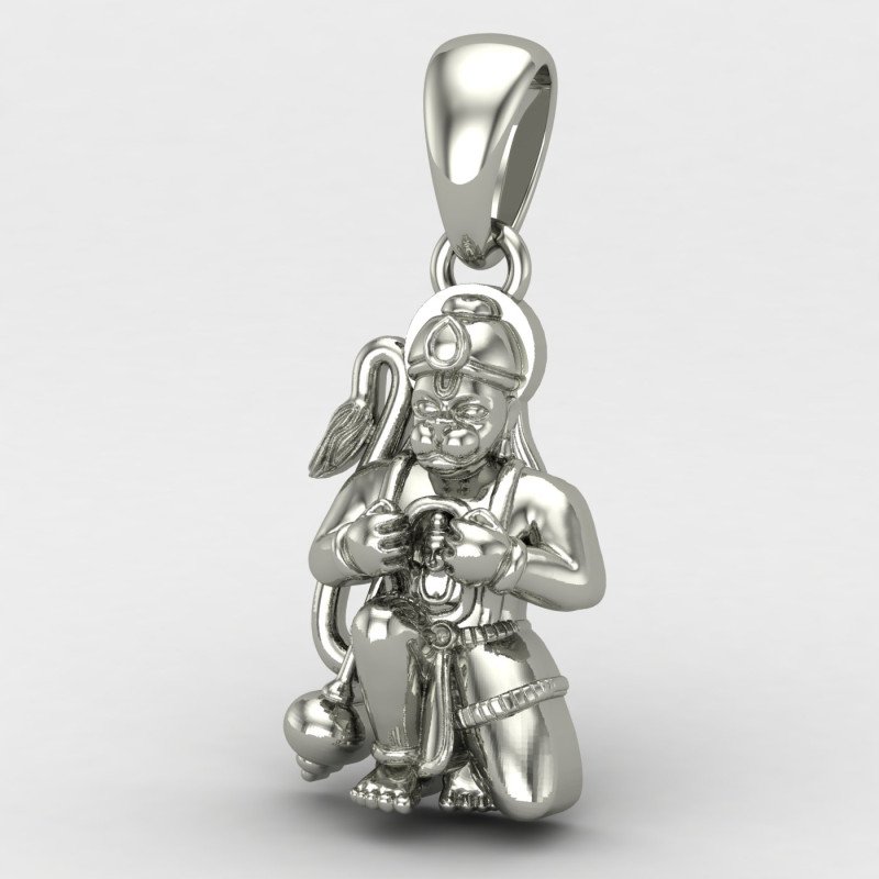 Hanuman Locket 925 Silver