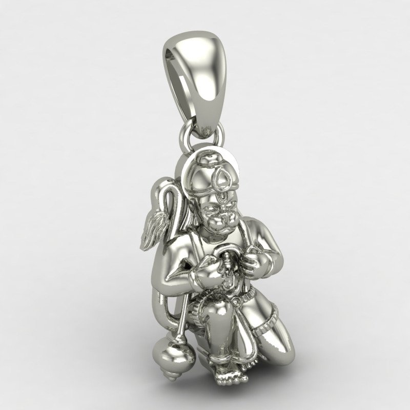 Hanuman Locket 925 Silver