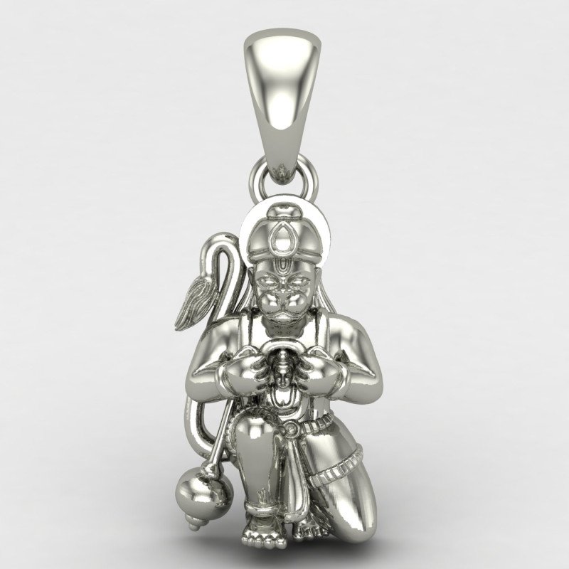 Hanuman Locket 925 Silver