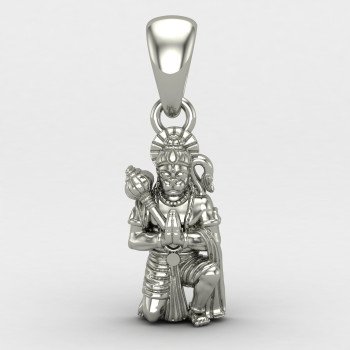 Silver Hanuman Locket