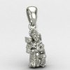 Silver Hanuman Locket