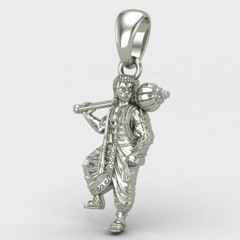 Bajrang Bali Locket Silver Bajrang Bali Locket Silver