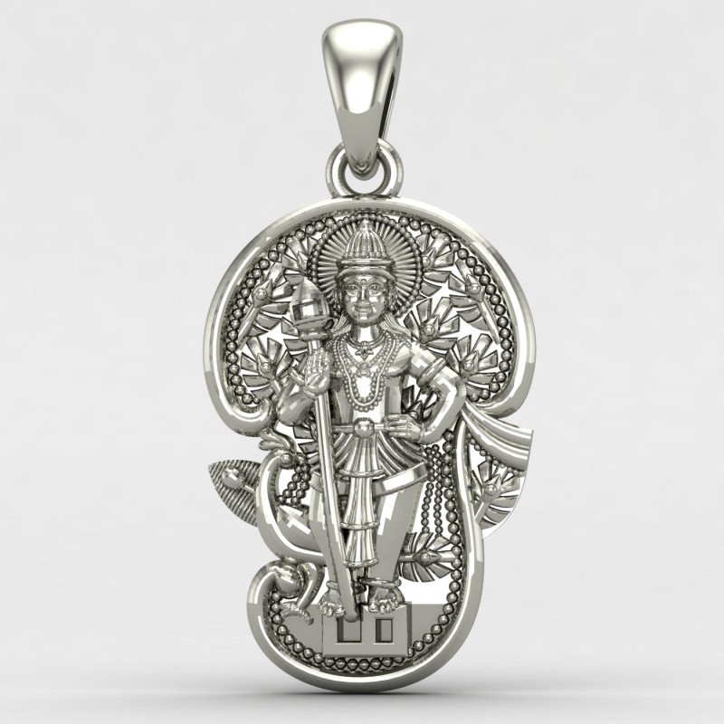 Murugan Swamy Silver Locket