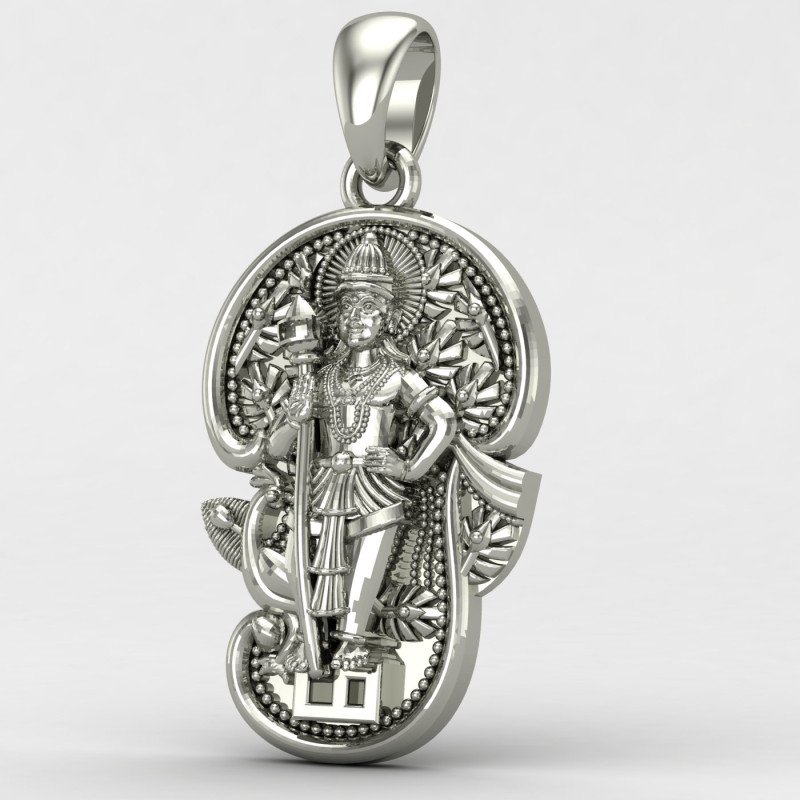 Murugan Swamy Silver Locket