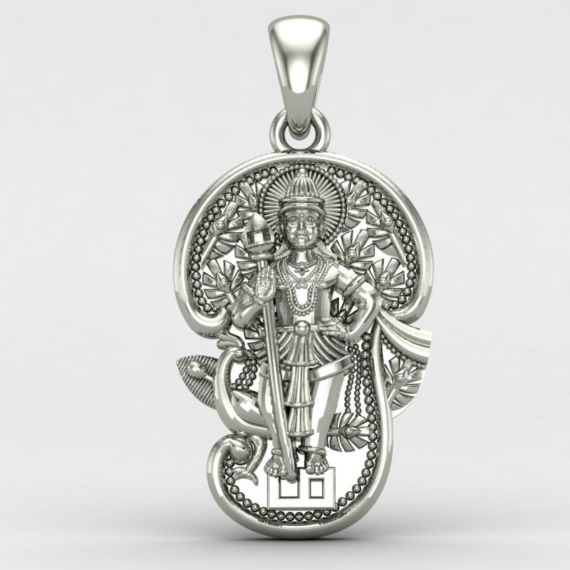 Murugan Swamy Silver Locket