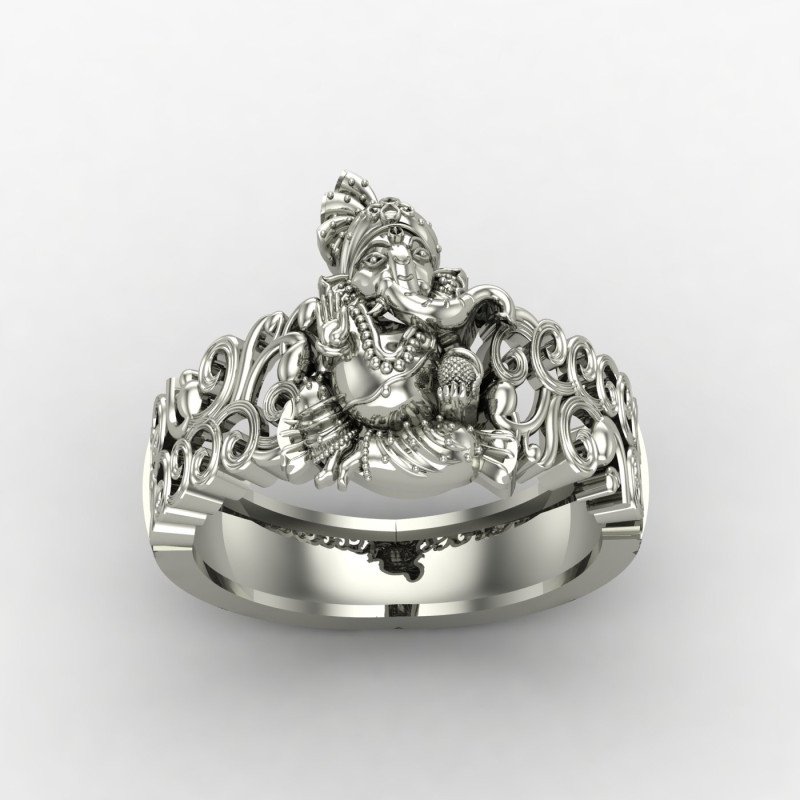 Bal Ganesha Silver Ring Bal Ganesha Silver Ring