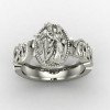 Radha Krishna Ring Silver