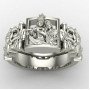 Radha Murli Silver Ring