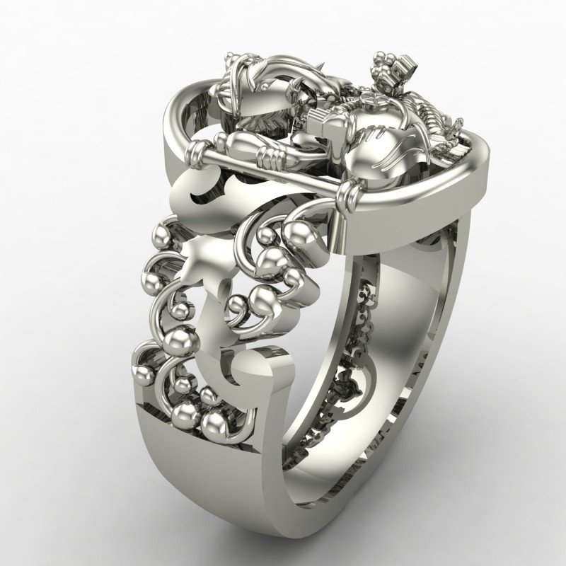 Ganpati Ring Silver Ganpati Ring Silver