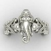 Handcrafted Ganesh Ji Silver Ring
