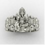 Lord Ganesha Silver Ring