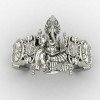 Lord Ganesha Silver Ring