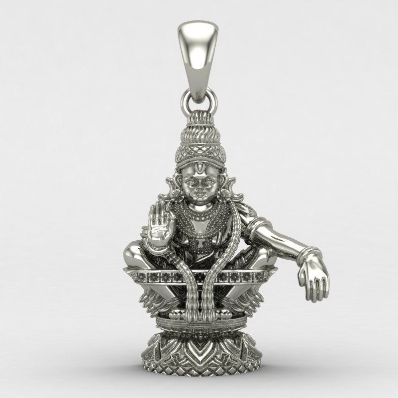 Ayyappa Swamy Silver Locket