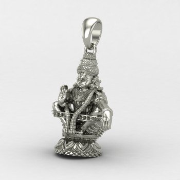 Ayyappa Swamy Silver Locket