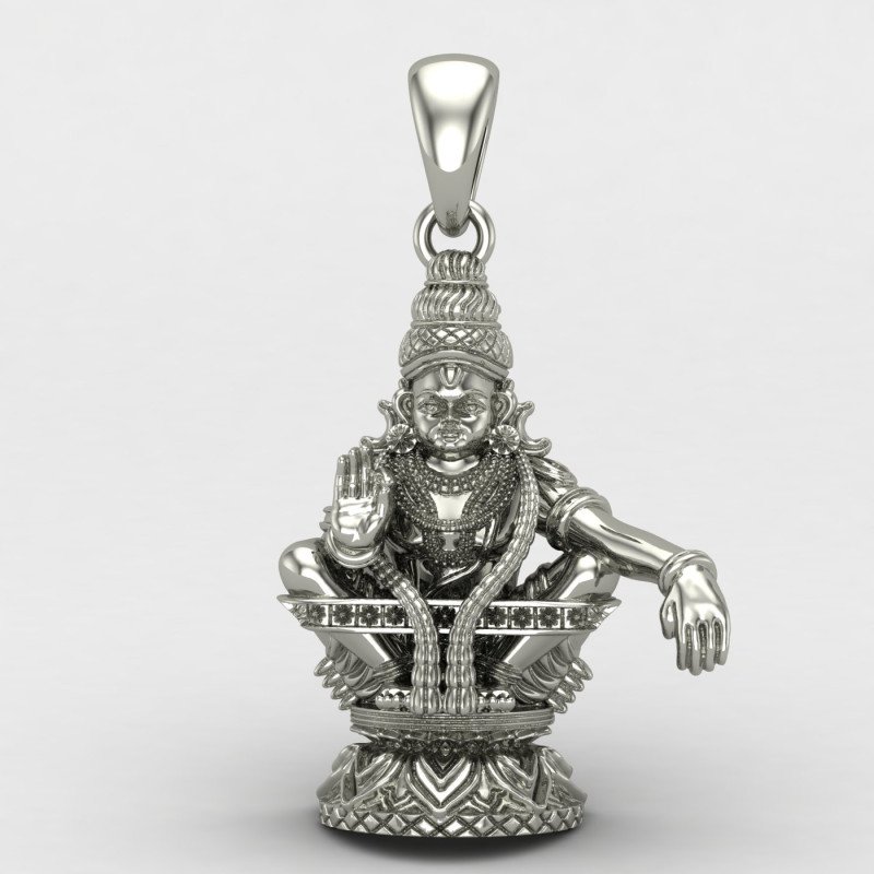 Ayyappa Swamy Silver Locket