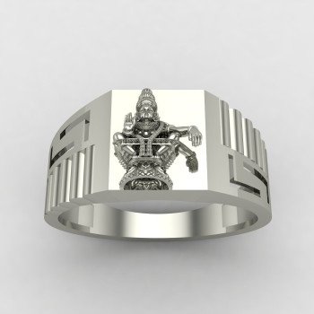 Ayyappa Swamy Silver Ring