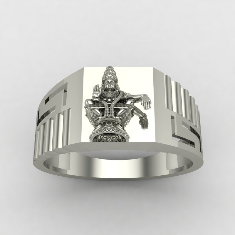 Ayyappa Swamy Silver Ring