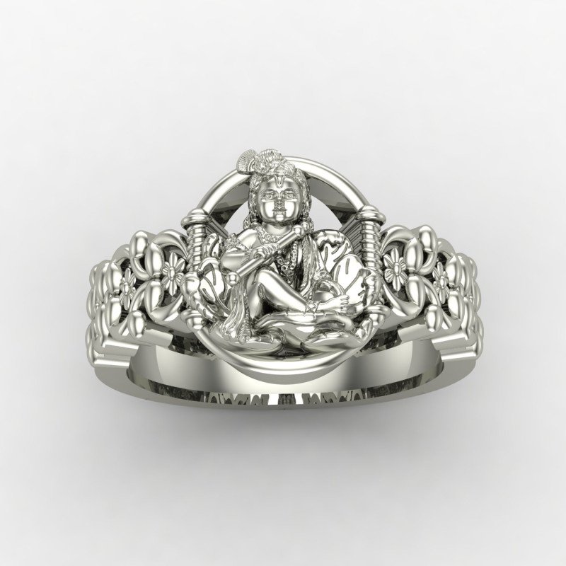 Gopal Krishna Silver Ring Gopal Krishna Silver Ring