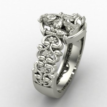 Gopal Krishna Silver Ring