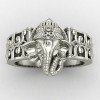 Silver Ganpati Bappa Ring Silver Ganpati Bappa Ring