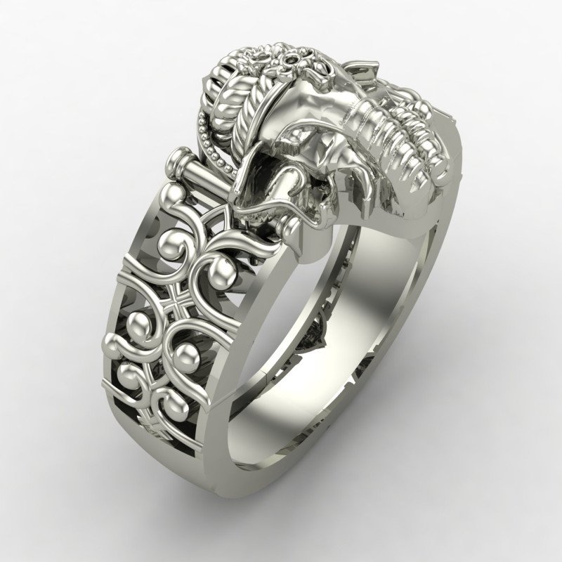 Silver Ganpati Bappa Ring Silver Ganpati Bappa Ring