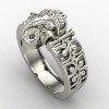 Silver Ganpati Bappa Ring Silver Ganpati Bappa Ring