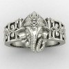 Silver Ganpati Bappa Ring Silver Ganpati Bappa Ring