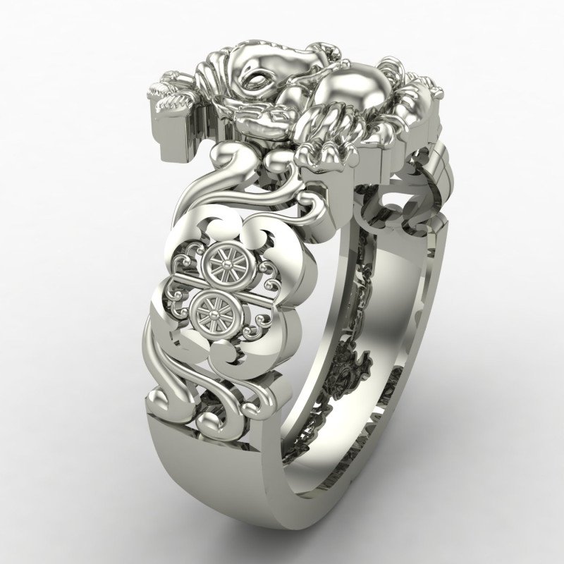 Ganesh Ji Silver Ring Ganesh Ji Silver Ring