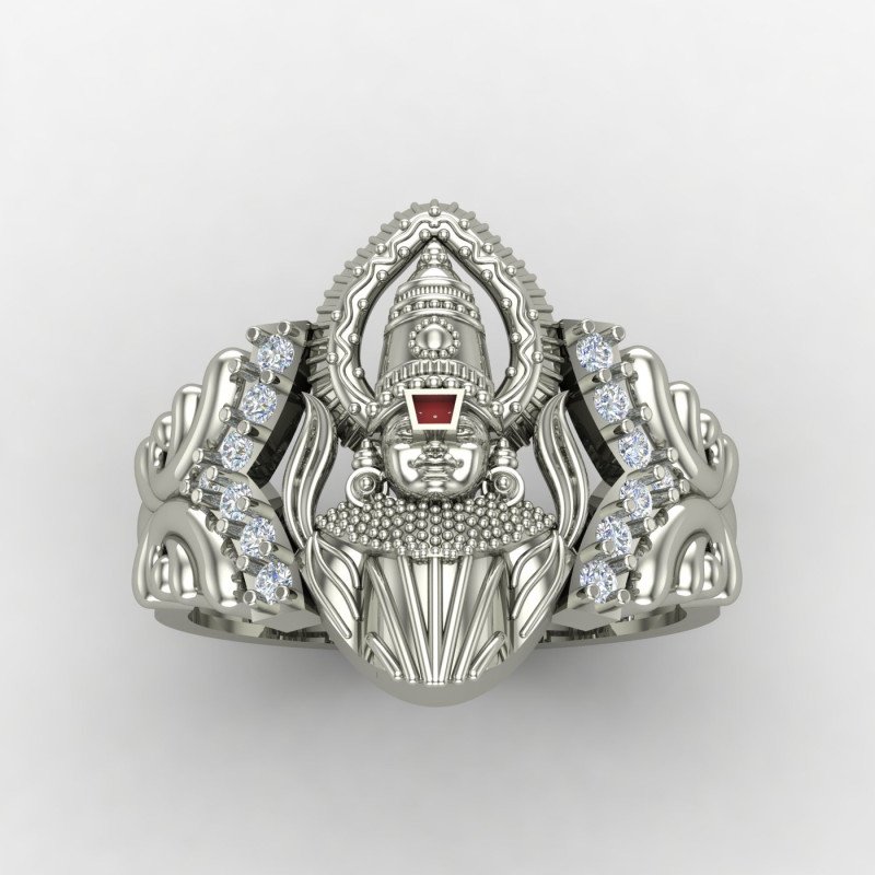 Tirupati Timmappa Silver Ring