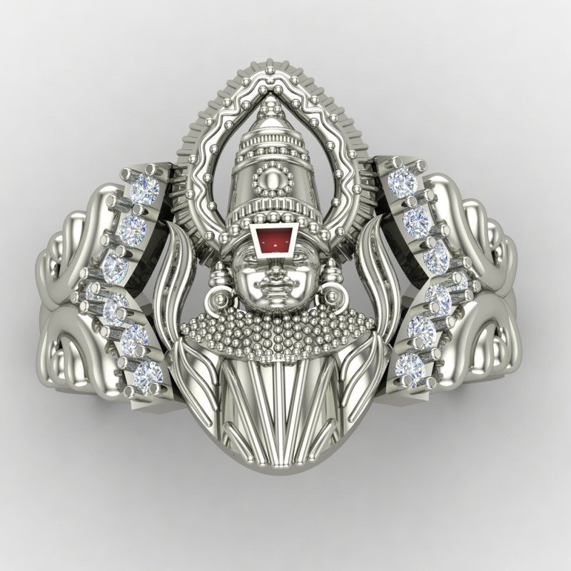 Tirupati Timmappa Silver Ring