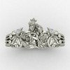 925 Sterling Silver Radha Krishna Ring for Devotees