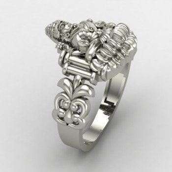 Laxmi Devi 925 Silver Ring