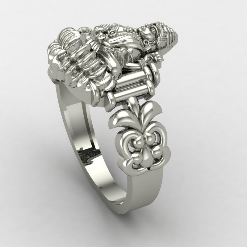 Laxmi Devi 925 Silver Ring