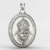 Khatu Shyam Silver Locket