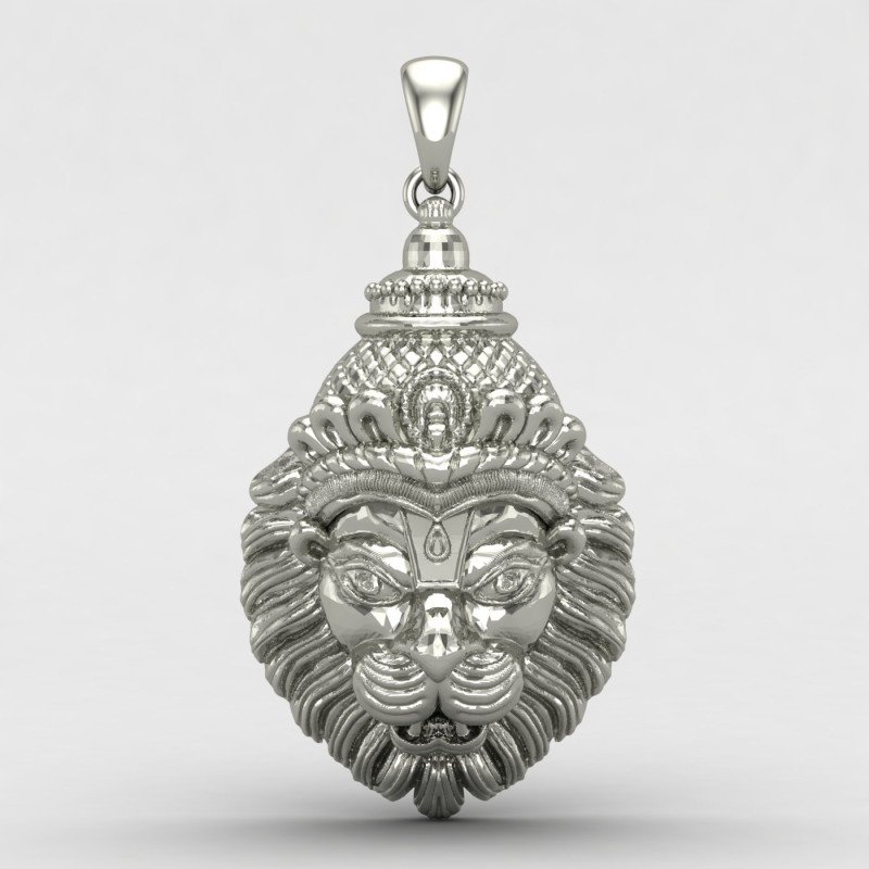 Ugra Narasimha 925 Silver Locket