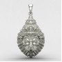 Ugra Narasimha 925 Silver Locket