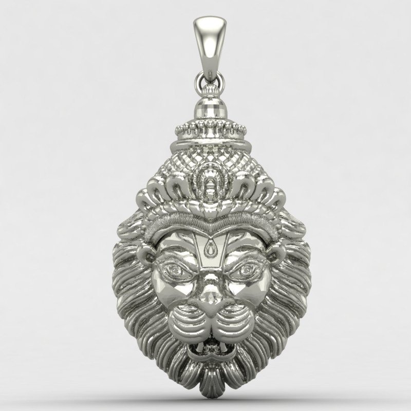 Ugra Narasimha 925 Silver Locket