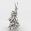 Radha Krishna 925 Silver Locket