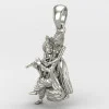Radha Krishna 925 Silver Locket