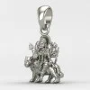 Sherawali Mata Silver Locket