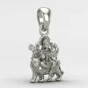 Sherawali Mata Silver Locket