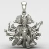 Blessing Panchmukhi Hanuman Silver Locket Blessing Panchmukhi Hanuman Silver Locket