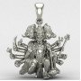 Blessing Panchmukhi Hanuman Silver Locket