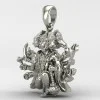 Blessing Panchmukhi Hanuman Silver Locket Blessing Panchmukhi Hanuman Silver Locket