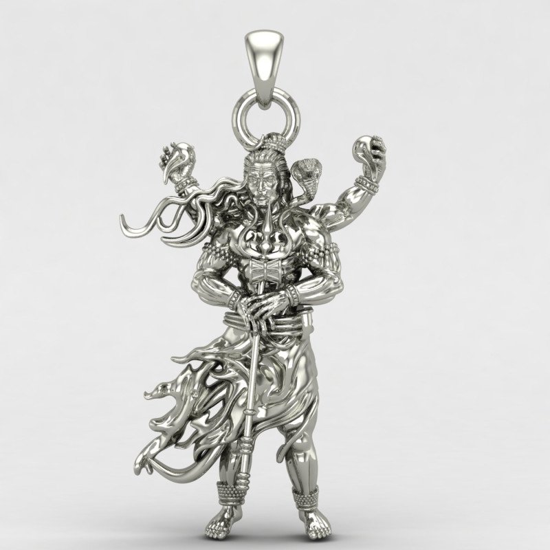 Rudra Shiva 925 Silver Pendant