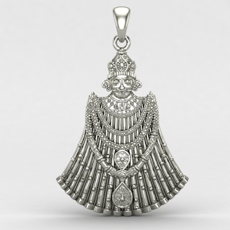 Khatu Shyam Locket Silver Khatu Shyam Locket Silver